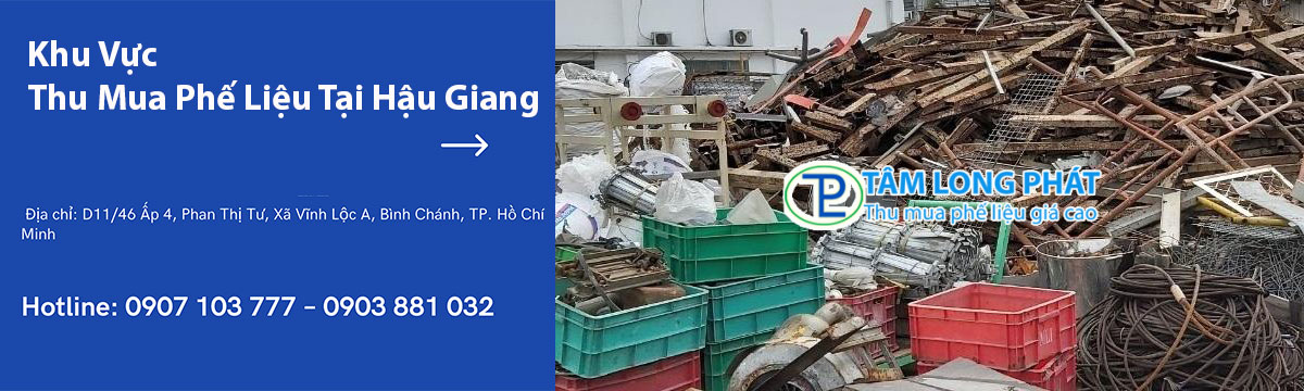 Khu Vực Thu Mua Phế Liệu Tại Hậu Giang