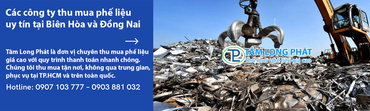 Các công ty thu mua phế liệu uy tín tại Biên Hòa và Đồng Nai