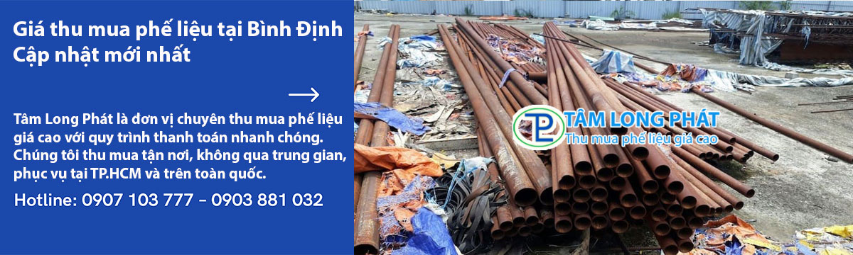 Giá thu mua phế liệu tại Bình Định - Cập nhật mới nhất