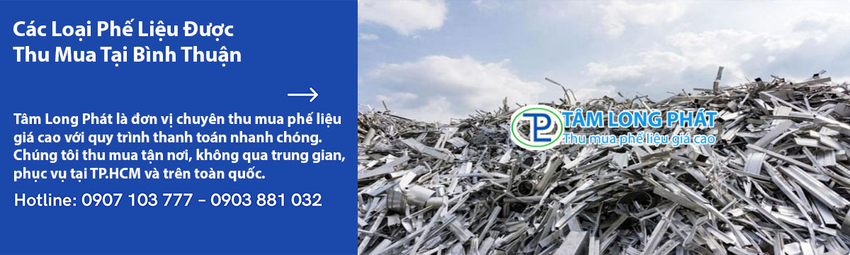 Các Loại Phế Liệu Được Thu Mua Tại Bình Thuận