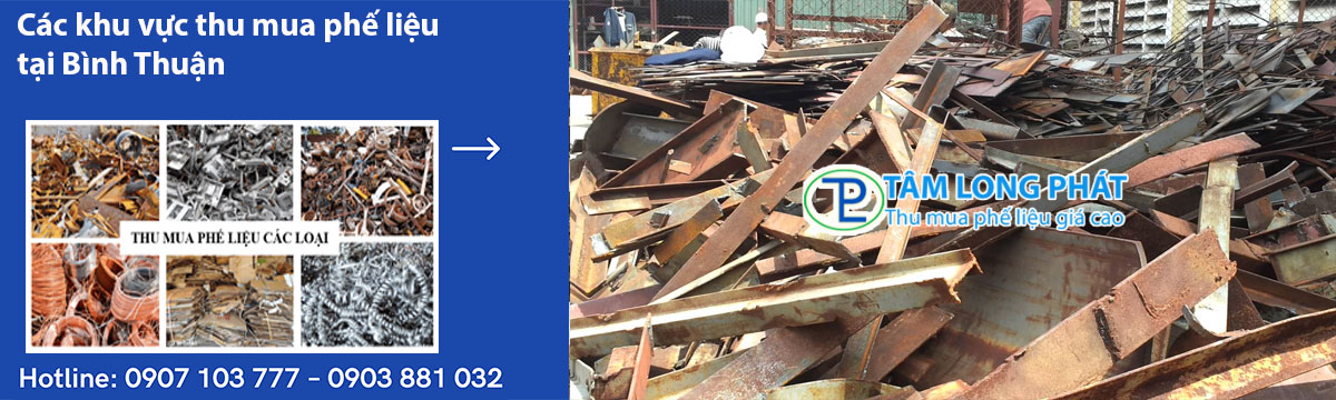 Các khu vực thu mua phế liệu tại Bình Thuận