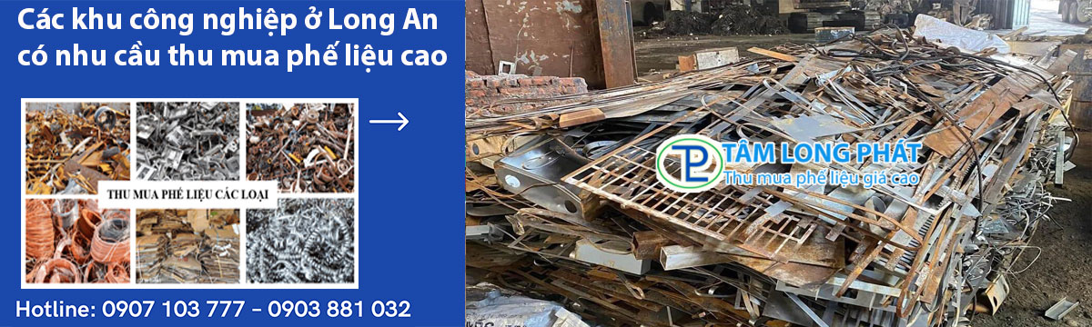 Các khu công nghiệp ở Long An có nhu cầu thu mua phế liệu cao