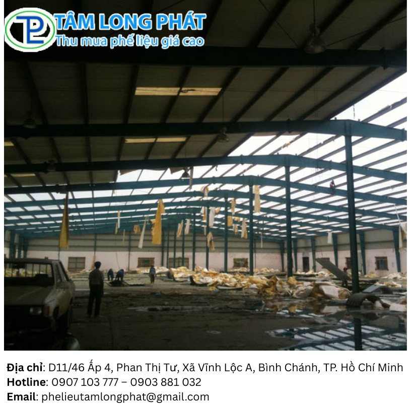 Tâm Long Phát: Thu mua thanh lý nhà xưởng quận 5